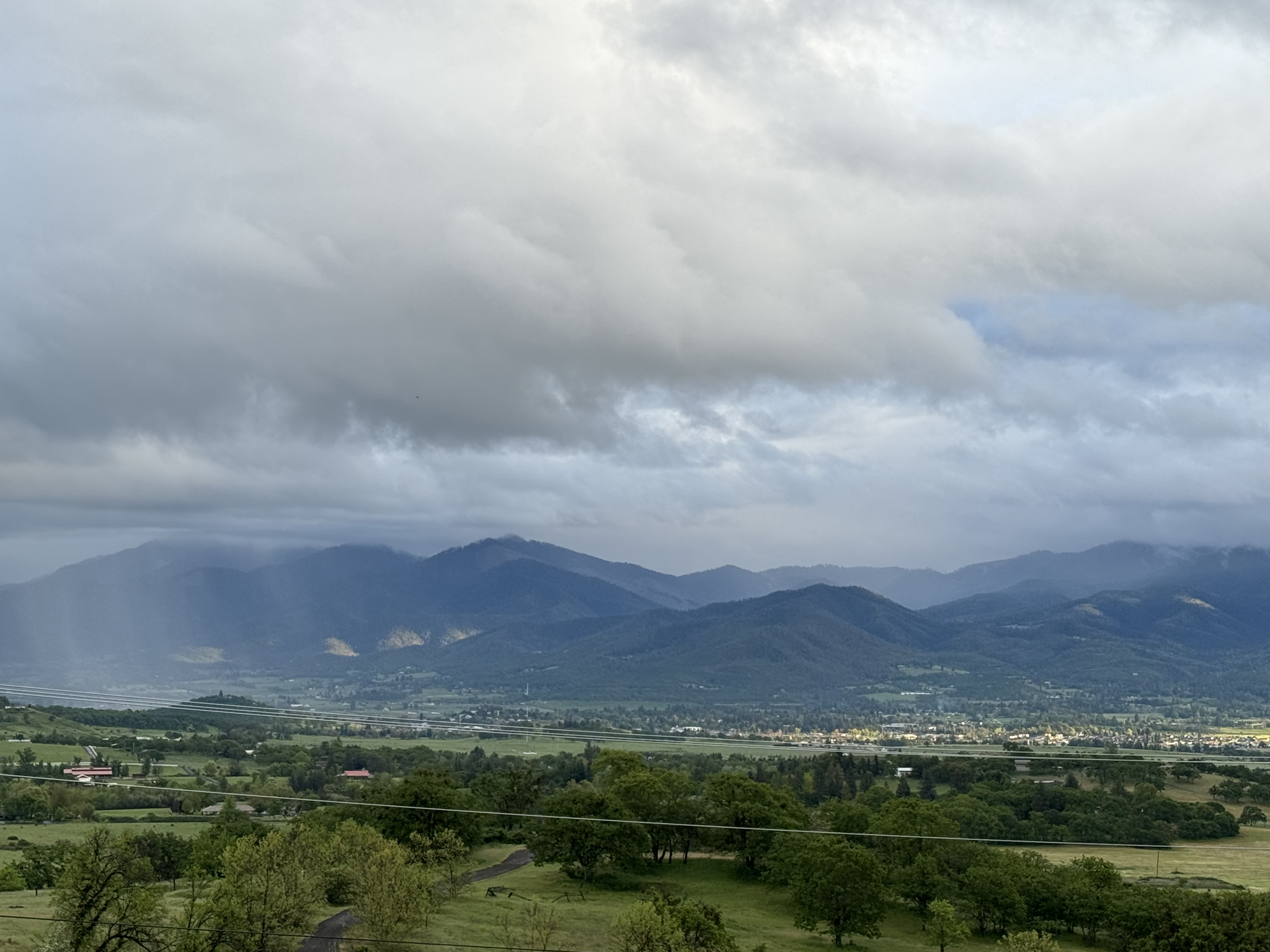 Panoramic Rogue Valley view from Valley View Home Care